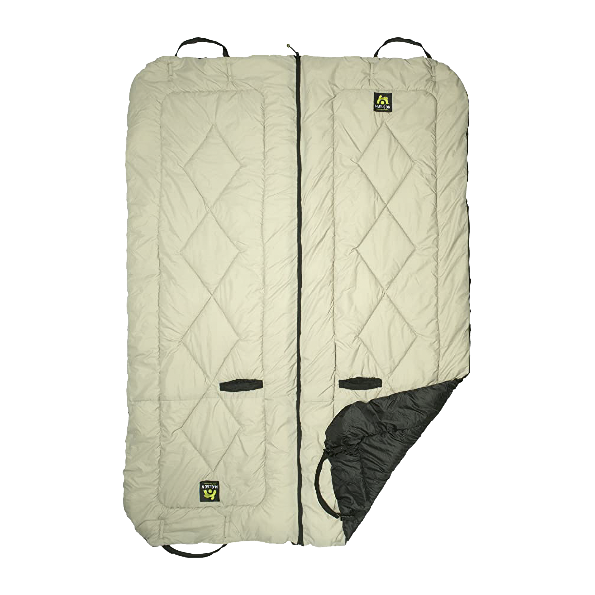 Maelson Cosy Roll 200 kelioninis šuns pledas, juoda / smėlio