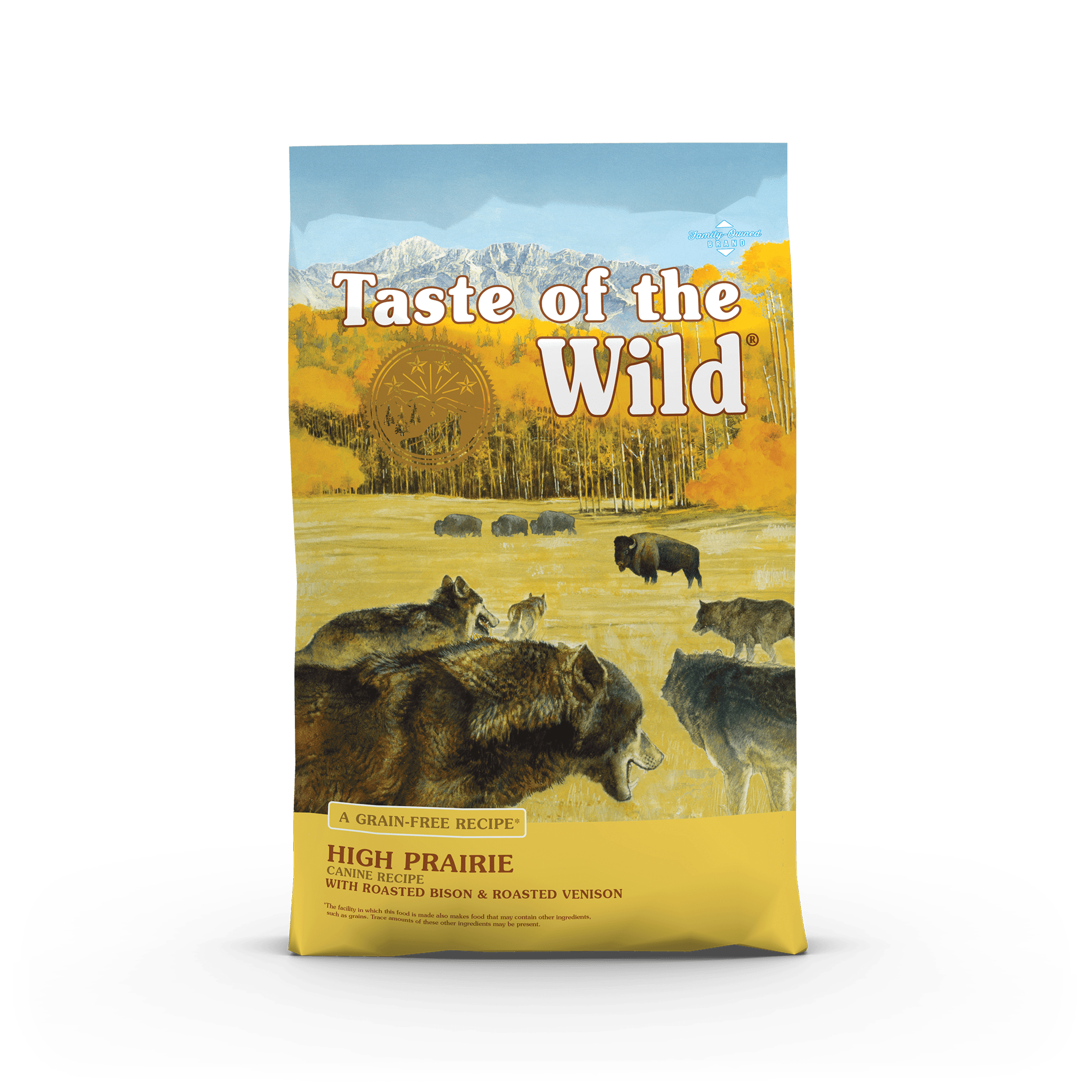 Taste of the Wild High Prairie sausas begrūdis šunų maistas su bizoniena ir elniena, 12.2 kg