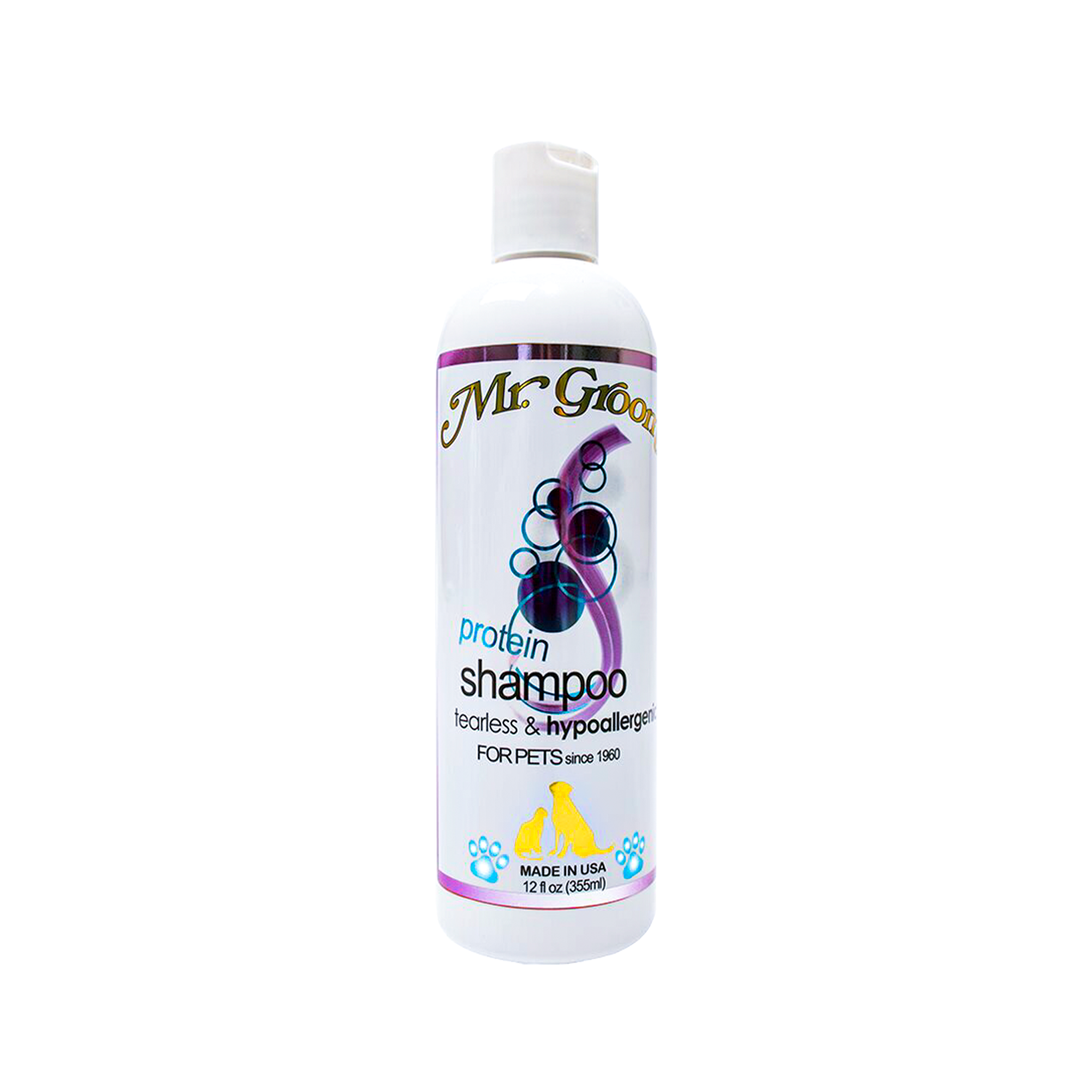 Mr. Groom Protein Shampoo baltyminis šampūnas, 3.8 l (1 gal)
