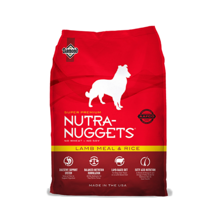 Nutra Nuggets Lamb & Rice sausas šunų maistas su ėriena ir ryžiais, 15 kg
