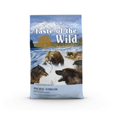 Taste of the Wild Pacific Stream sausas begrūdis šunų maistas su lašiša, 12.2 kg