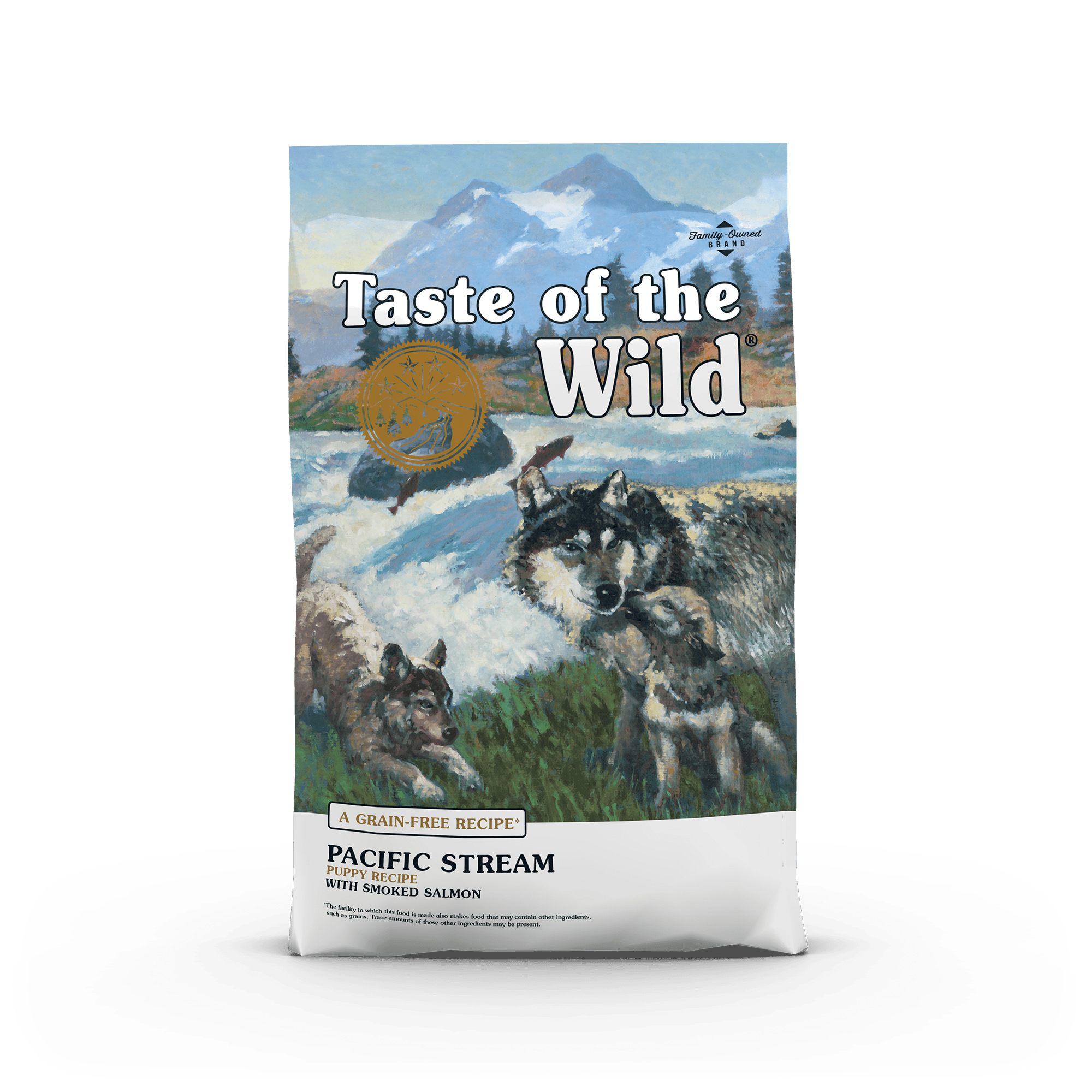 Taste of the Wild Pacific Stream Puppy sausas begrūdis maistas šuniukams su lašiša, 5.6 kg