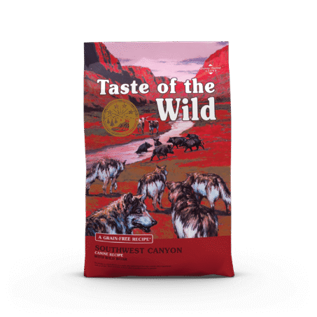 Taste of the Wild Southwest Canyon sausas begrūdis šunų maistas su šerniena, 12.2 kg